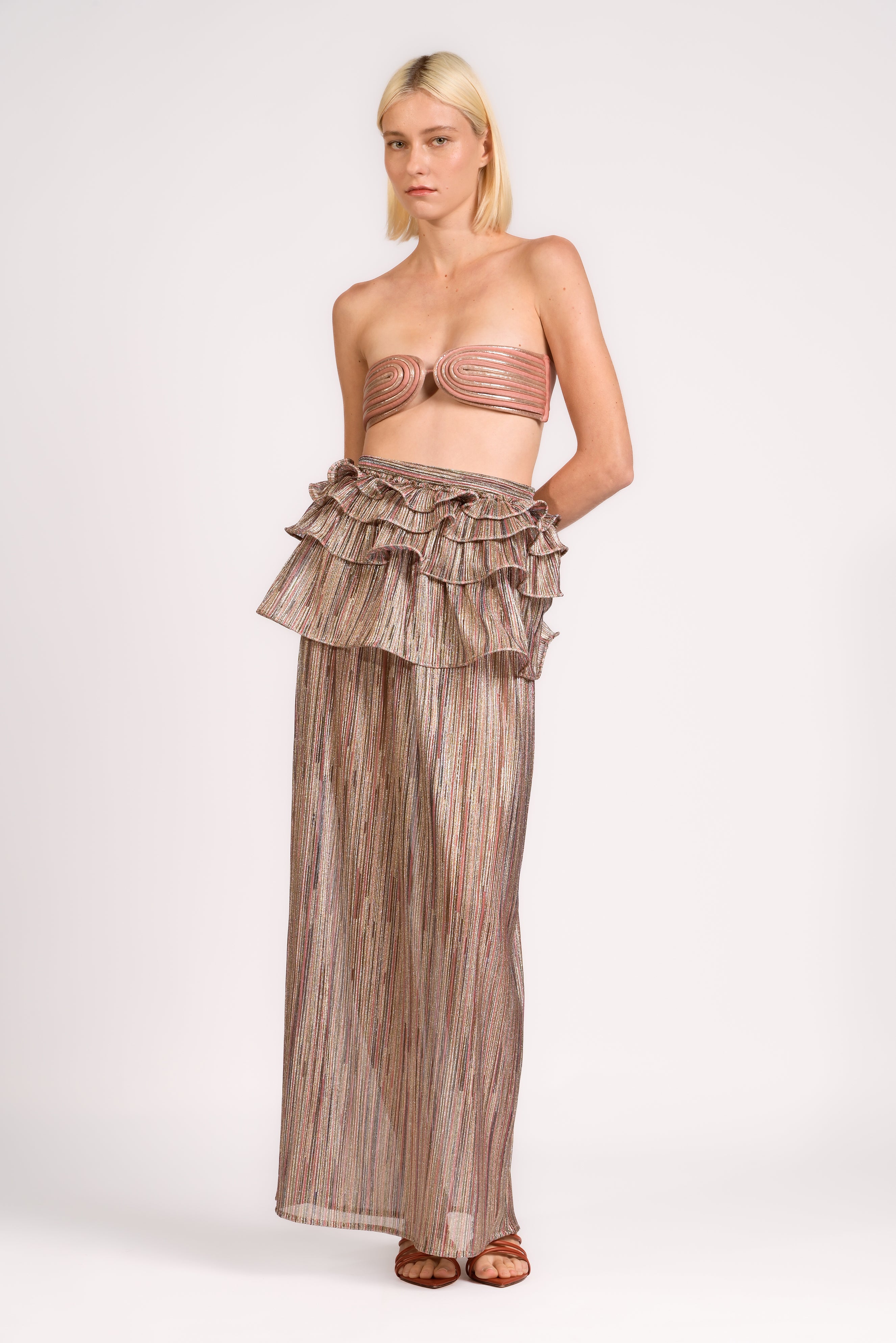 Saia Longa Babados Curves