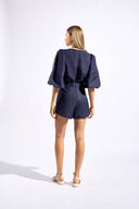 Playsuit Curto Bicolor Lisos