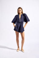 Playsuit Curto Bicolor Lisos