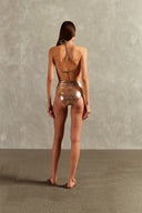 Biquini Nipple Hot Pants Ouro
