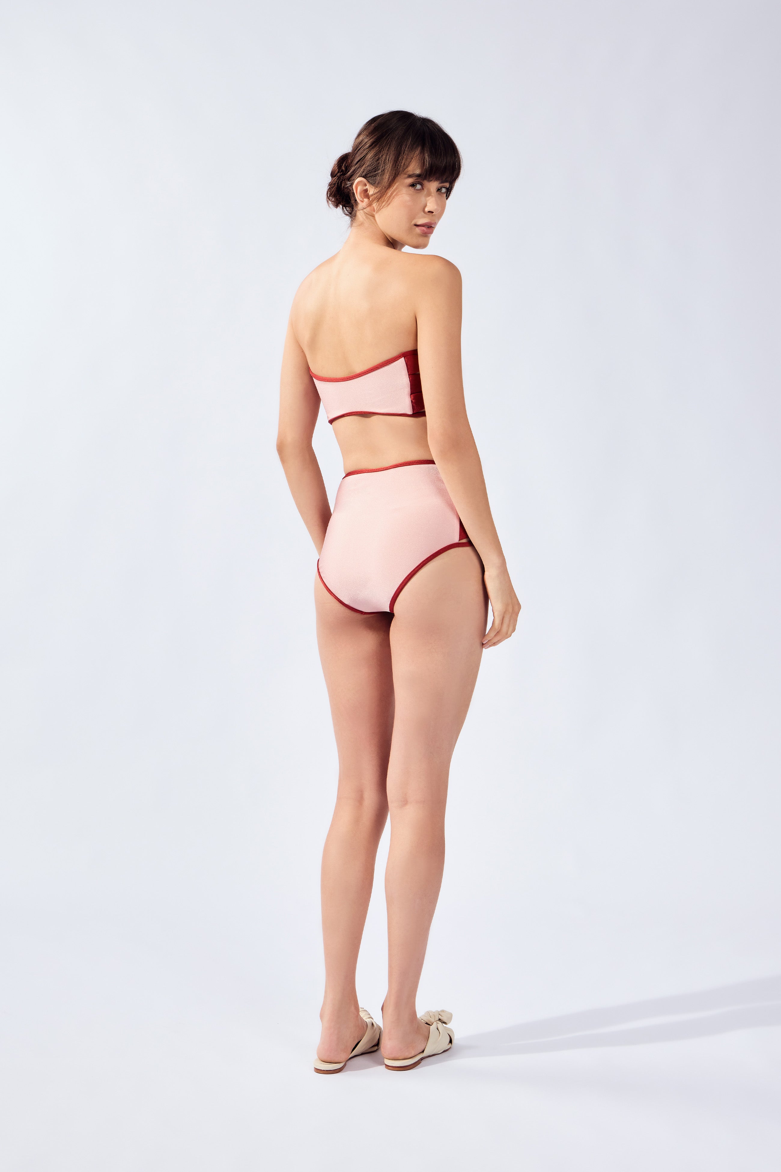 Biquini Hot pants Detalhe Lateral Backgammon Lisos
