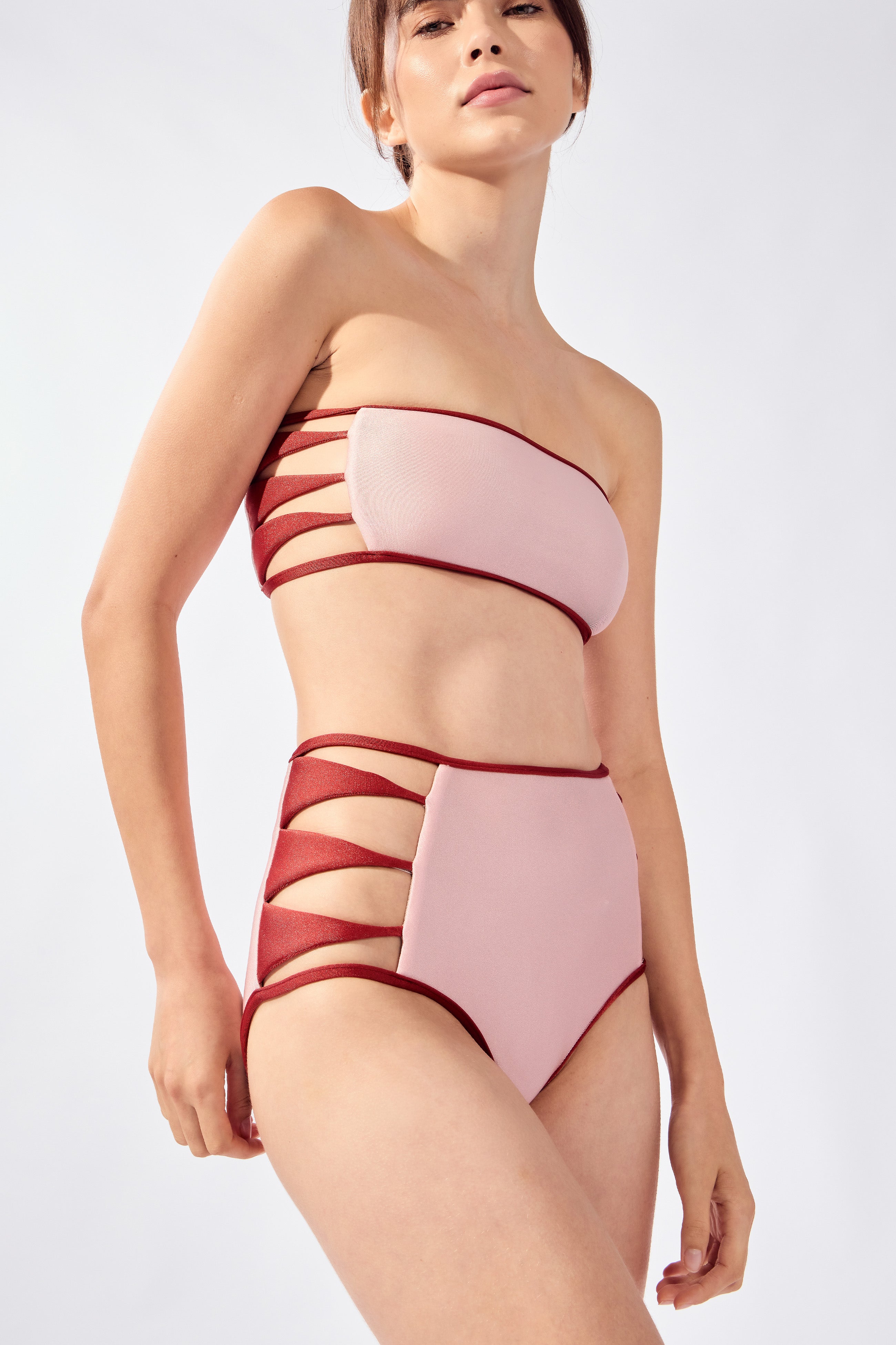 Biquini Hot pants Detalhe Lateral Backgammon Lisos