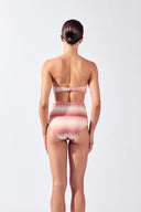 Biquini Hot pants TQC Coração Backgammon Listras