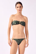 Biquini Tomara que Caia Detalhe Bola Green Pois