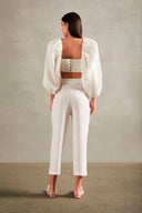 Blusa Cropped Maxi Manga