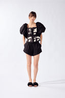 Blusa Manga Bufante Flora