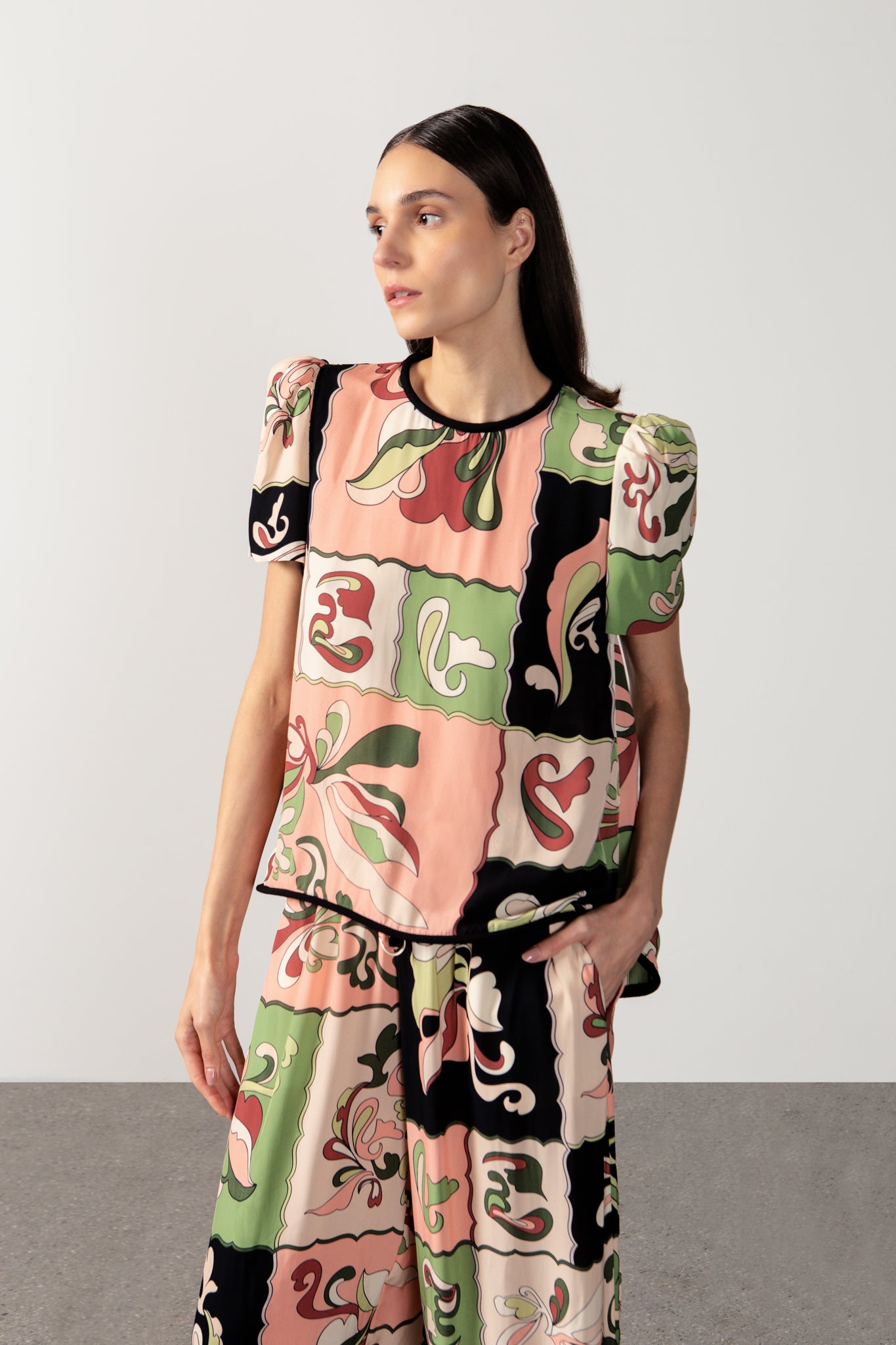 Blusa Manga Curta Bufante Inamorata