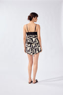 Blusa Alças Balonê Square Flora
