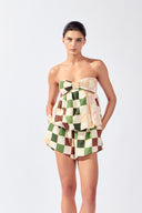 Blusa Tqc Balonê Square Mosaic