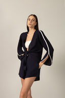 Camisa De Amarrar Bicolor Lisos