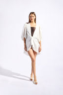 Calça e Camisa Longa De Amarrar Timeless Off White