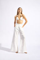 Calça e Camisa Longa De Amarrar Timeless Off White