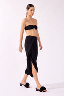 Calça Midi Envelope Arabesque Lisos