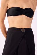 Calça Midi Envelope Arabesque Lisos