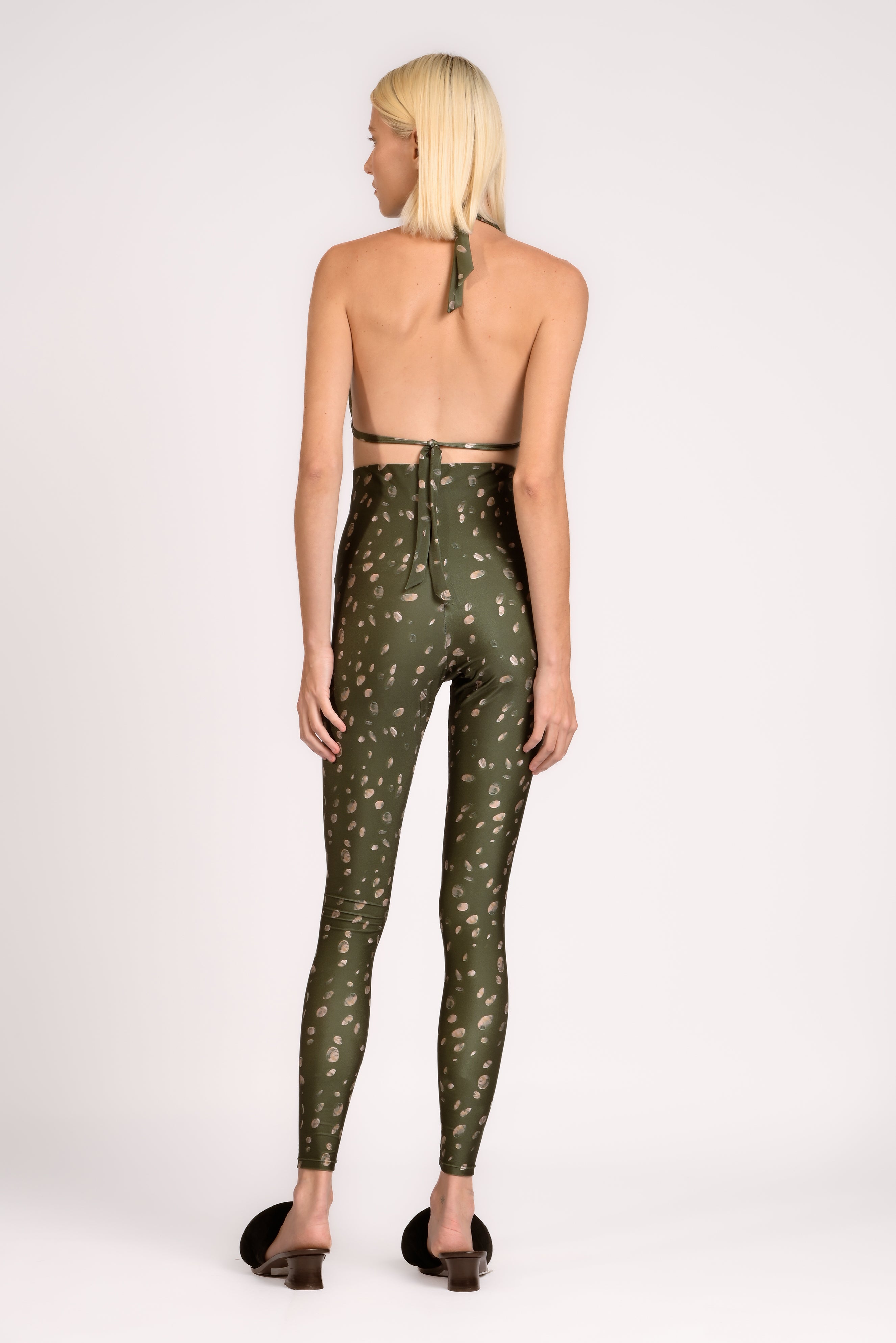 Biquini e Calça Legging Green Pois