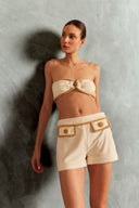 Conjunto Top e Shorts Terry