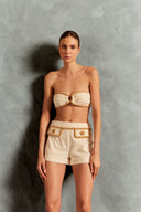 Conjunto Top e Shorts Terry