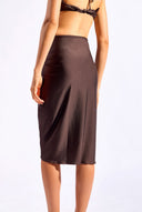 Saia Midi Franzida Lycra Timeless