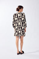 Robe Curto Manga Bufante Flora