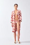 Robe Curto Manga Ampla Backgammon Listras