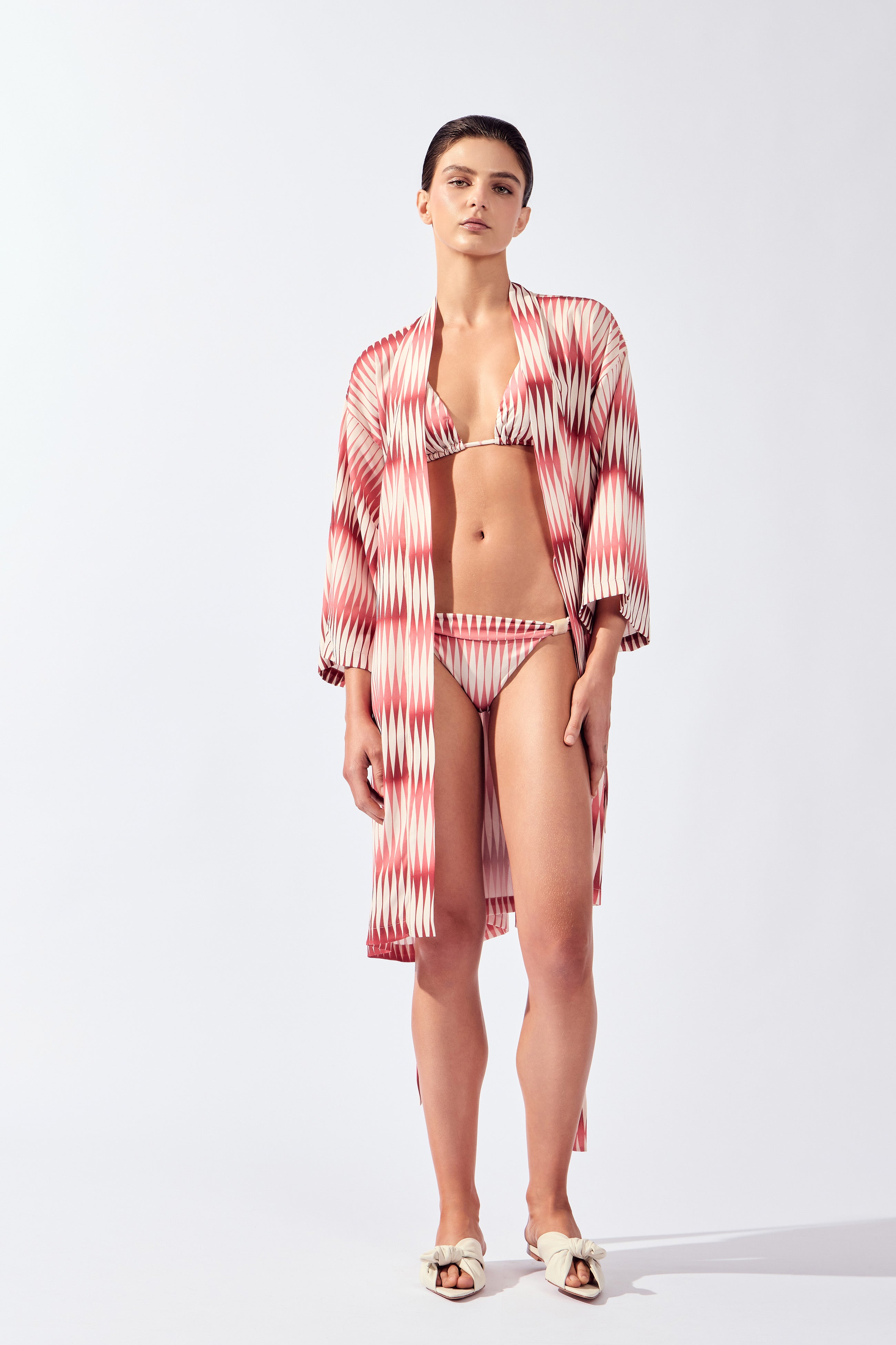Robe Curto Manga Ampla Backgammon Listras