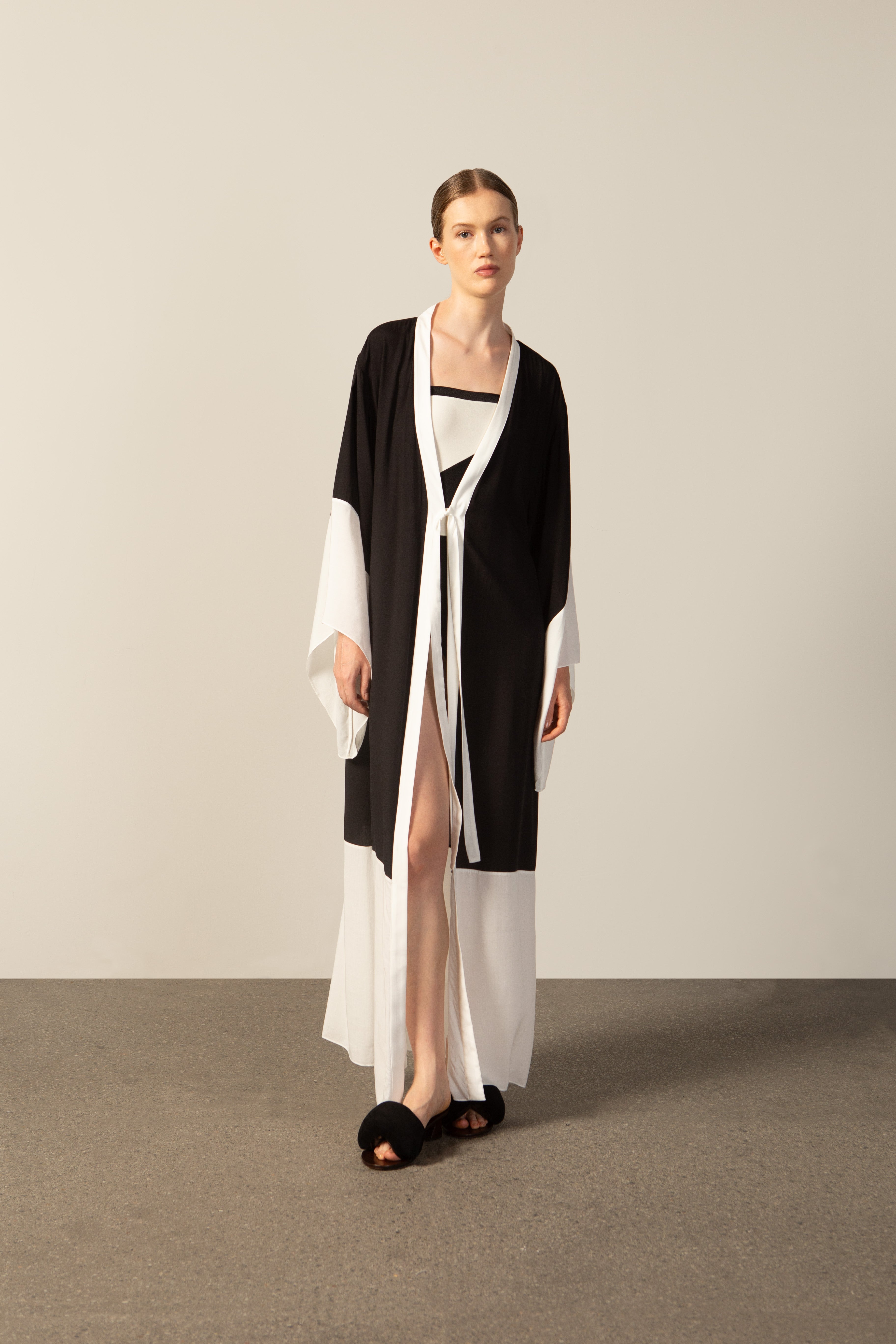 Robe Longo Barrado Geométricos