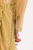 Robe Longo Babados Lina Pois Lisos