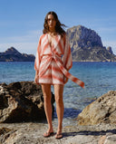Vestido Curto De Amarrar Backgammon Listras