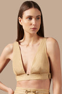 Top Alças Decote V Golden Age Jeans