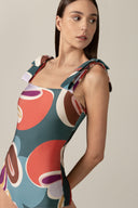 Maillot Laços Alças Floral Organic