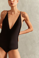 Maillot Decote V Lisos