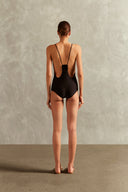 Maillot Decote V Lisos