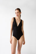 Maillot Decote V Lisos
