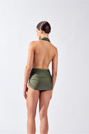 Maillot Franzido Vintage Mosaic Lisos