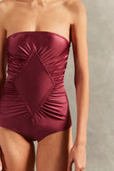Maillot Tomara que Caia Franzido Vintage Citronelle Lisos