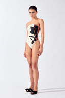 Maillot TQC Aplique Flora Lisos