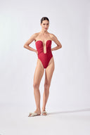 Maillot TQC Decote Franzido Vênus