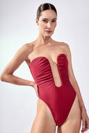 Maillot TQC Decote Franzido Vênus