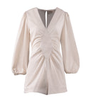 Playsuit Com Detalhe Losango Colibri Liso