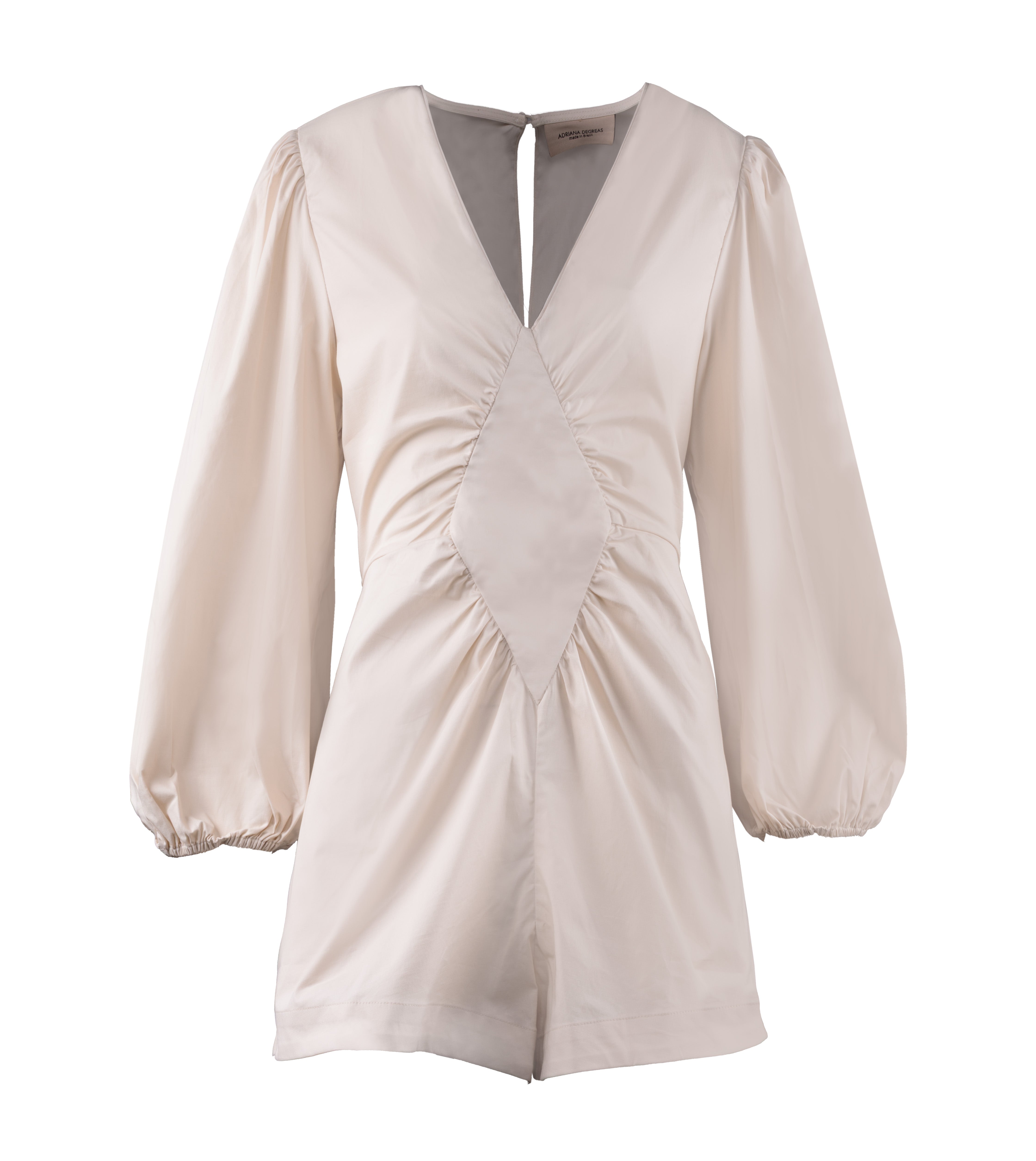 Playsuit Com Detalhe Losango Colibri Liso