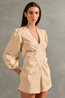 Playsuit Com Detalhe Losango Colibri Liso