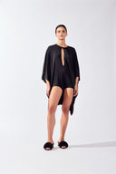 Playsuit Manga Ampla Flora Lisos