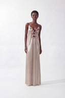 Vestido Longo com Babados