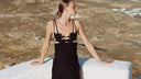 Vestido Curto Busto Flora Lisos