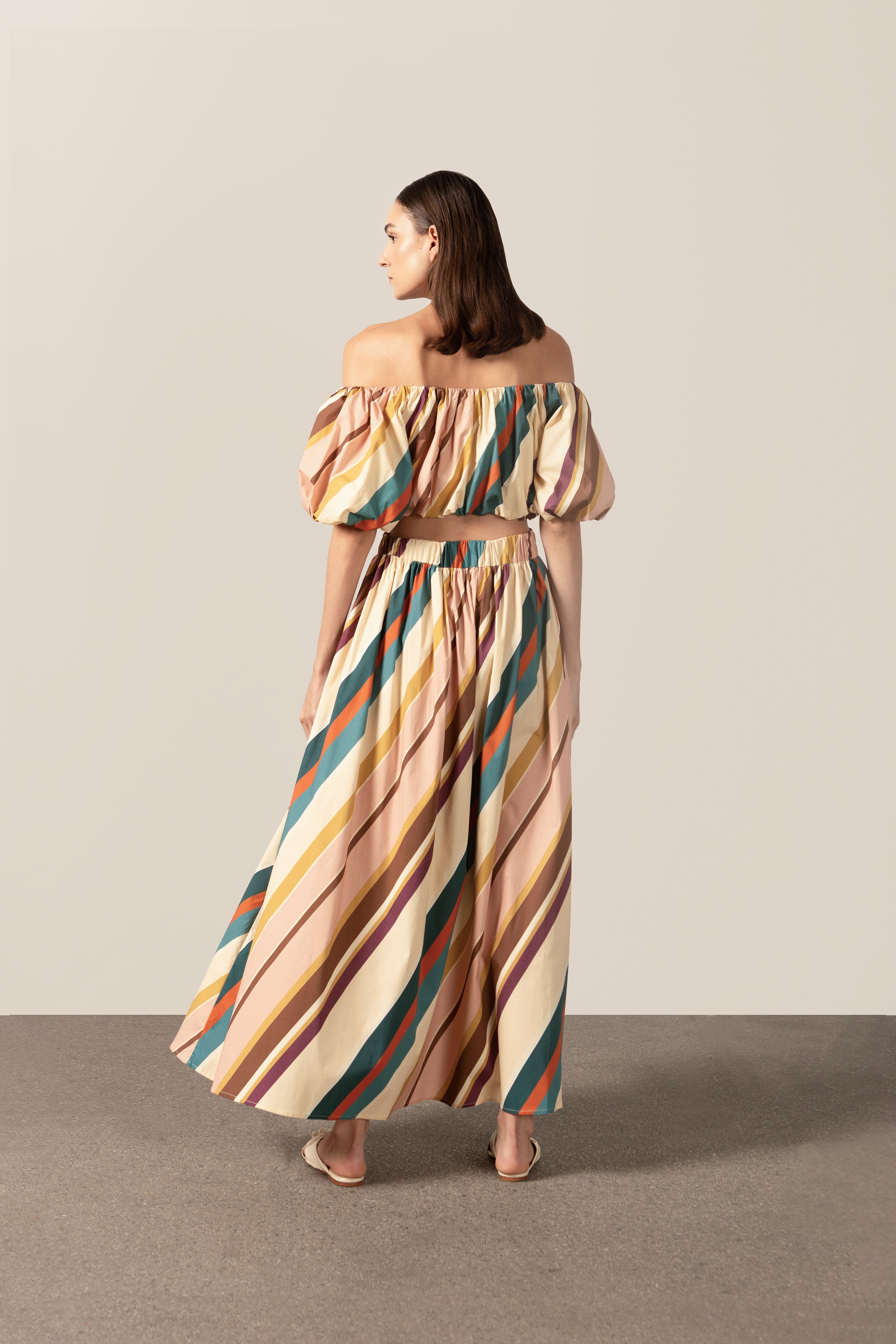 Saia Longa Listras Diagonais