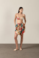 Shorts Longo Floral Organic