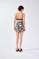 Shorts Cintura Alta Flora