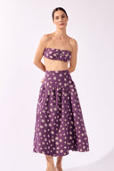 Top Tomara que Caia Jacquard Lina Pois