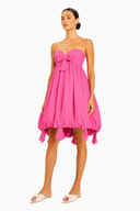 Vestido Curto Balonê Laços