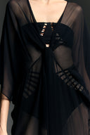 Vestido Curto Franzido Sabine Getty
